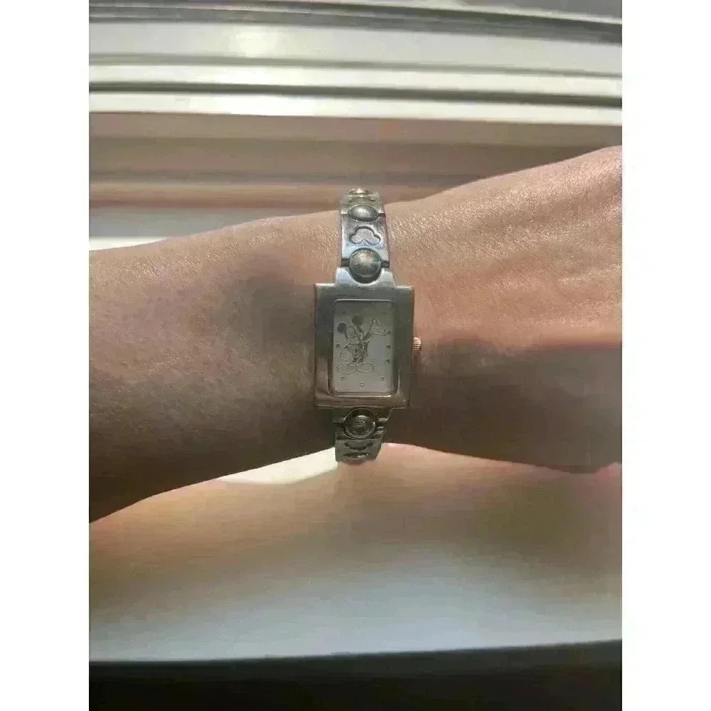 Silver Bracelet Mickey Mouse Watch Vintage